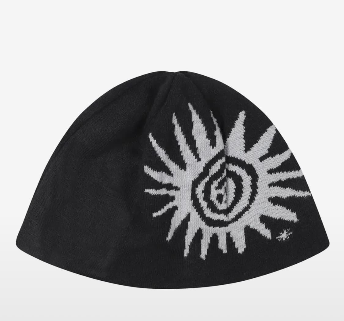 아캄 Sun Jacquard Beanie (Black) 상품이미지1