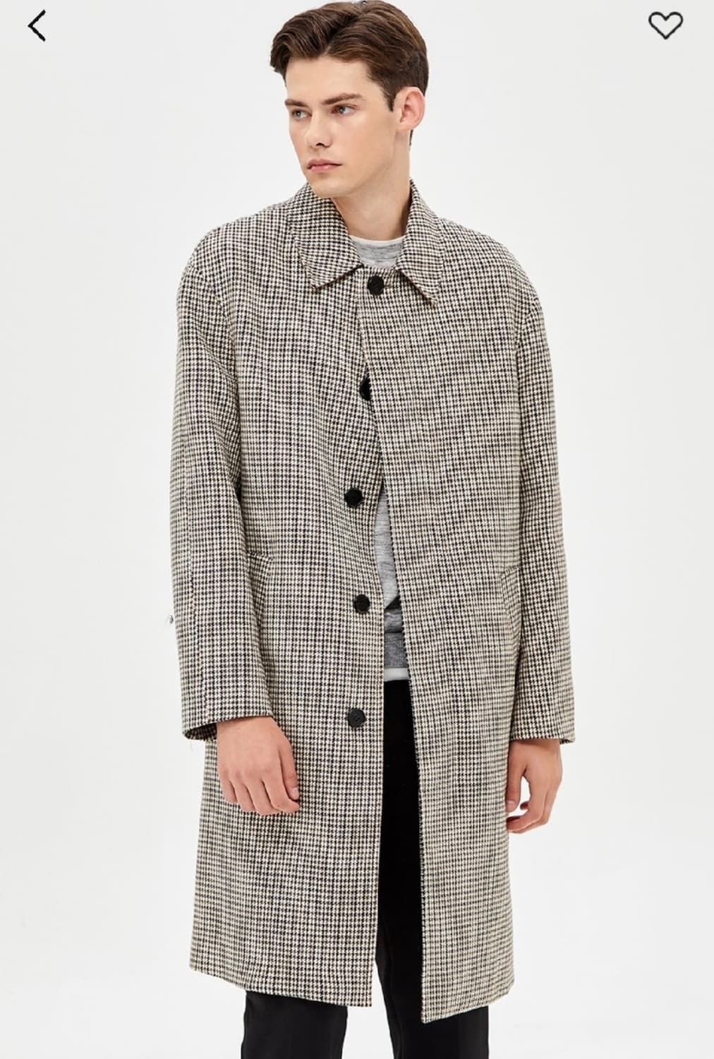 클럽모나코 체크코트 S 상품이미지1