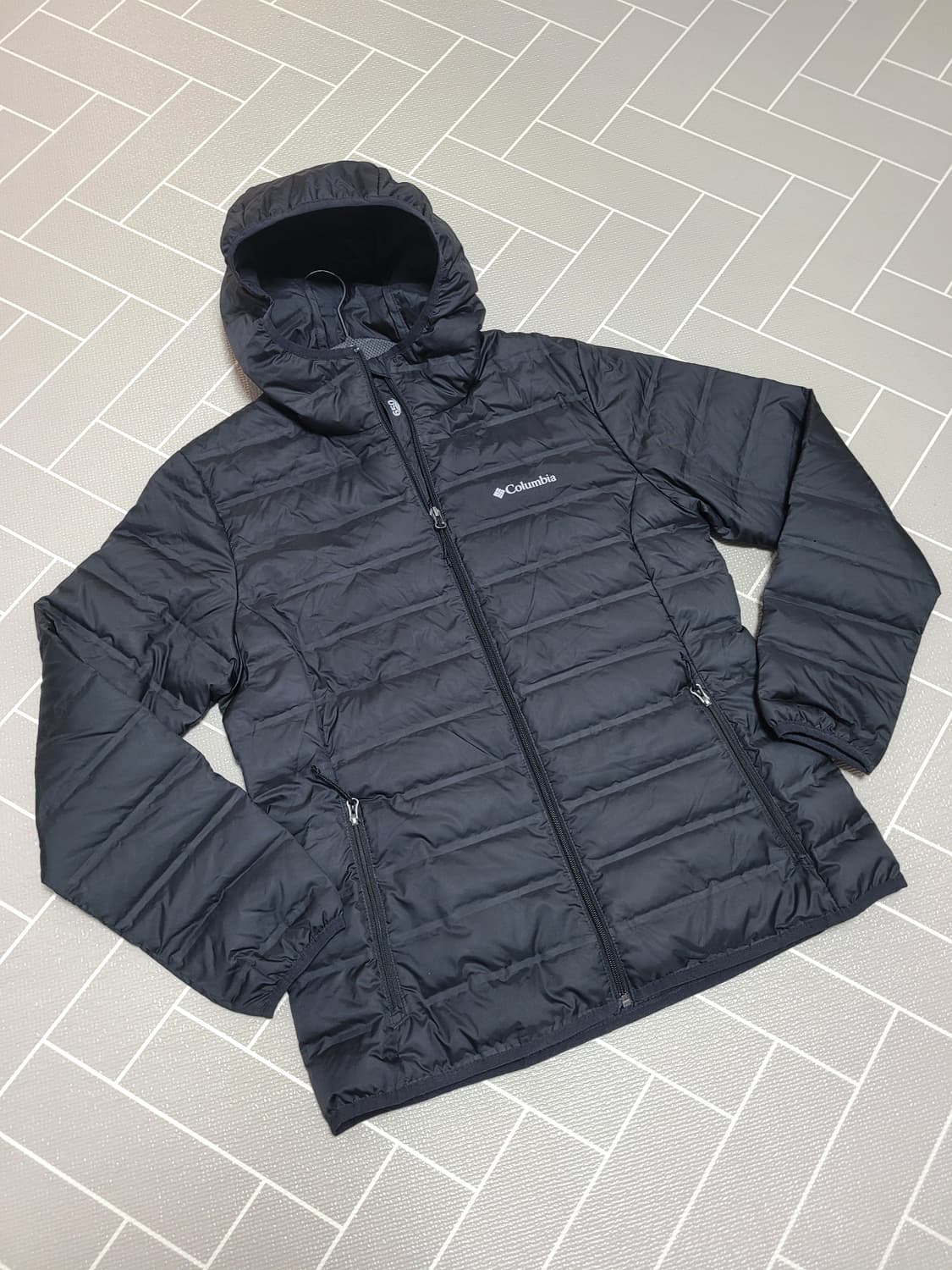 1회착) 컬럼비아 레이크 22 II 다운 후디드  자켓 블랙 XL 상품이미지1