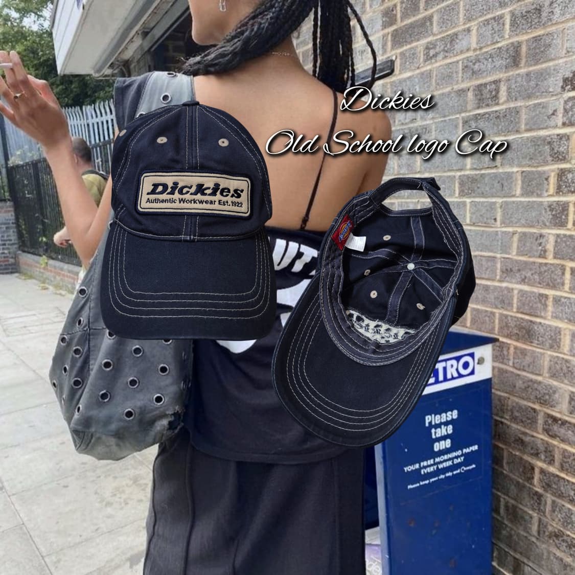 Dickies Old School logo Cap 상품이미지1