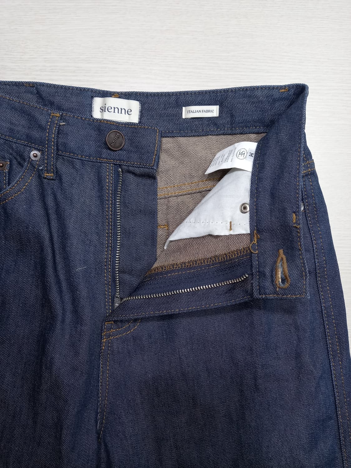 26 sienne Kor 하이웨이스트 테이퍼드 진청 26-605 상품이미지7