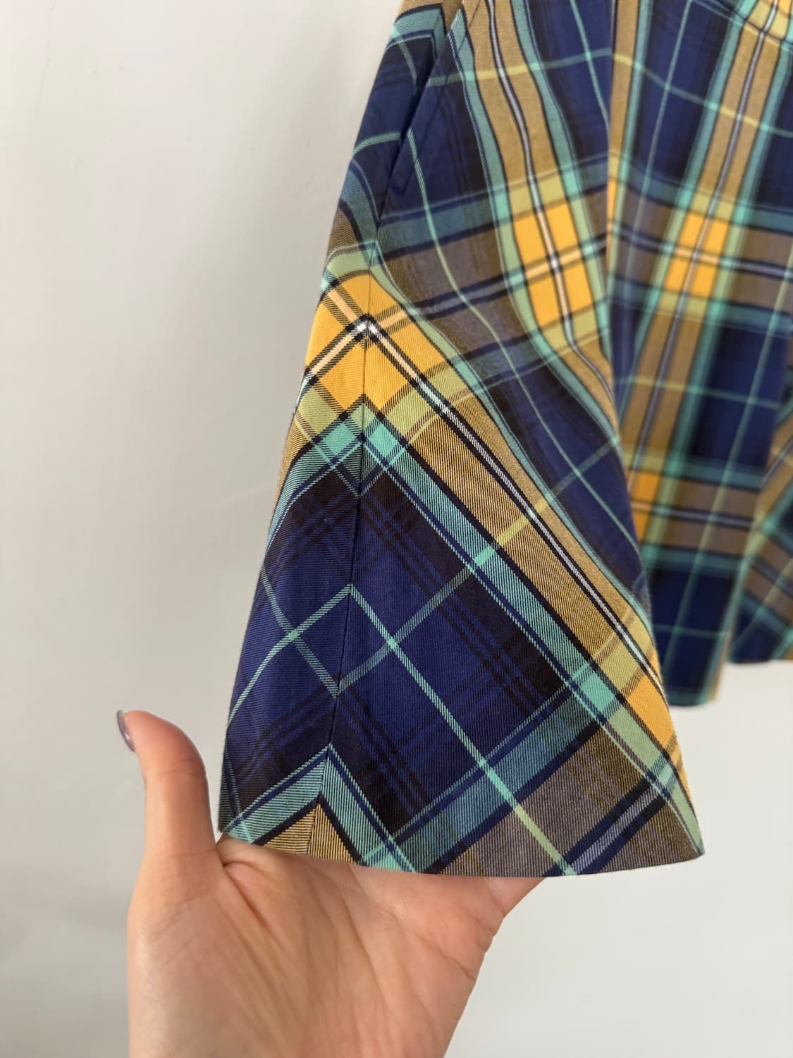 IENA 이에나 타탄 체크 플레어 스커트 상품이미지4