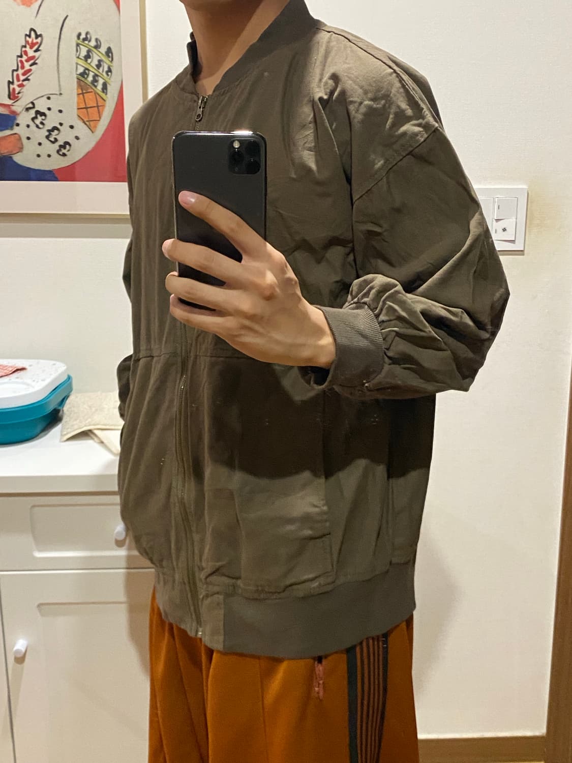 cube sugar cotton bomber jacket 상품이미지2