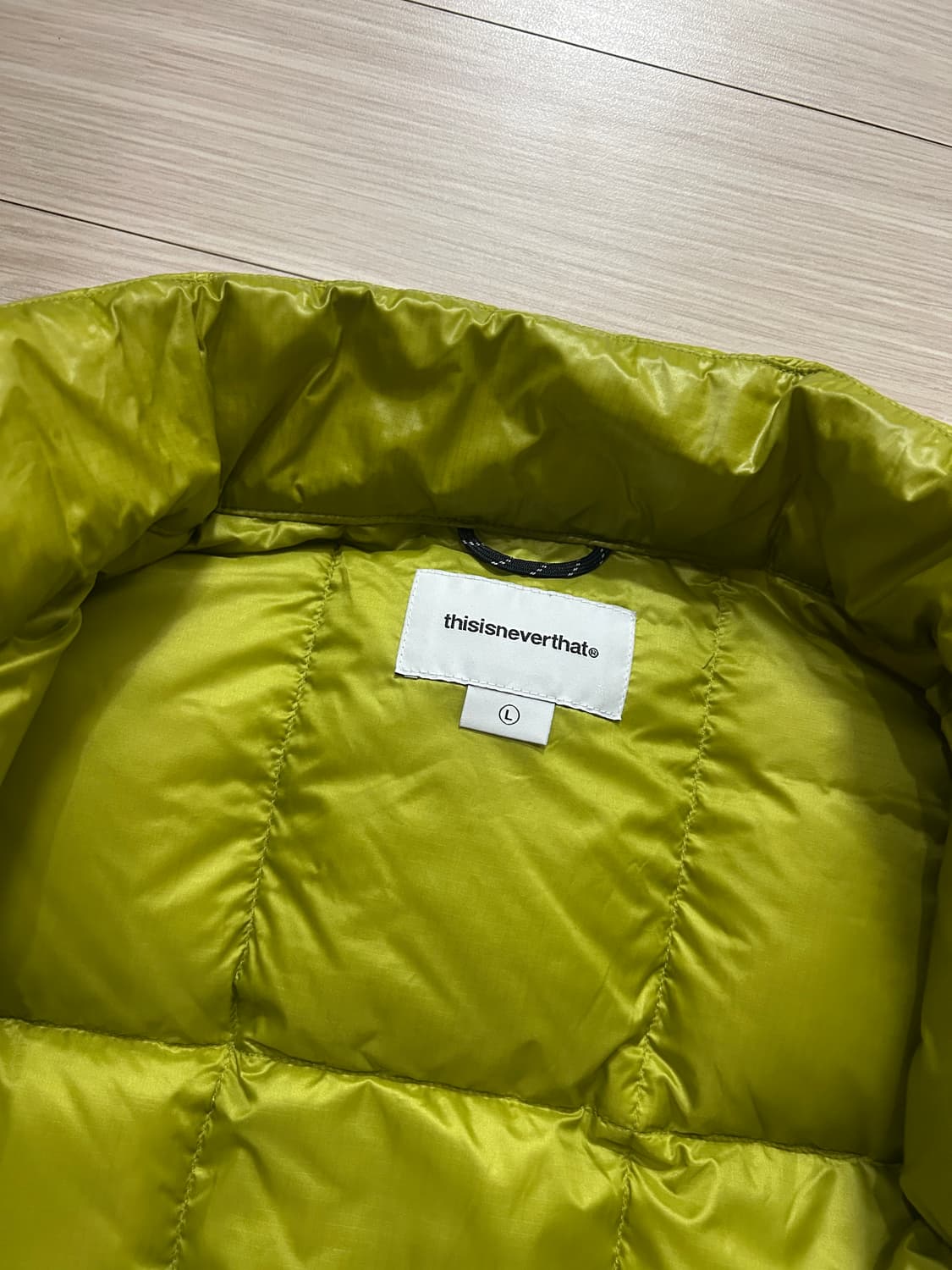 (L)디스이즈네버댓 퍼텍스 라이트다운 자켓 올리브  상품이미지3