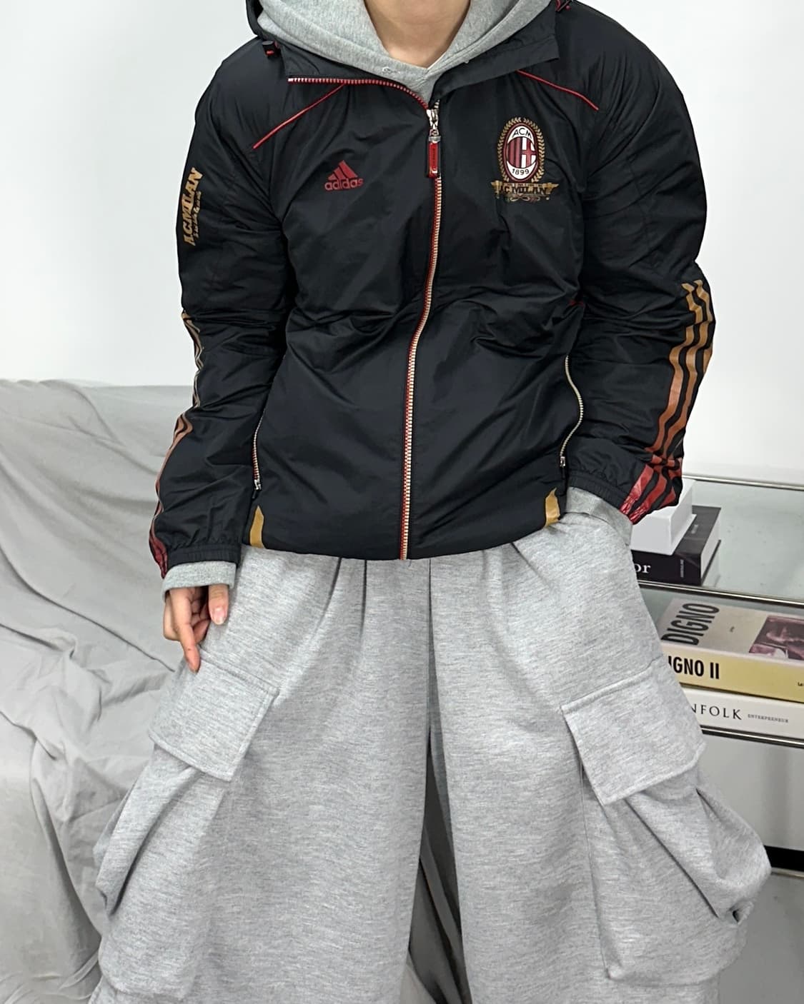 아디다스 10-11 AC 밀란 바람막이 95 상품이미지2