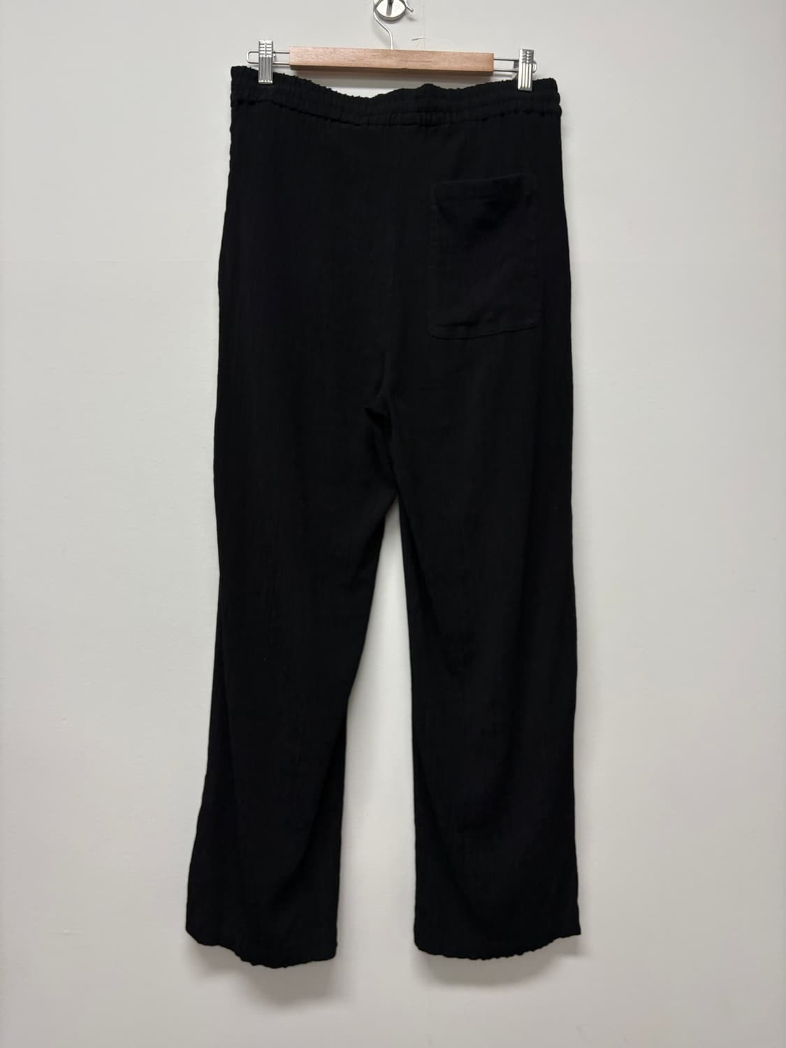 ZARA 플리츠 블랙 와이드 팬츠 상품이미지6