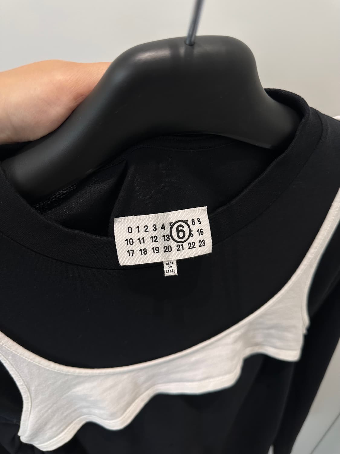 MM6 브라렛 레이어드 롱 슬리브 탑 / S 상품이미지3