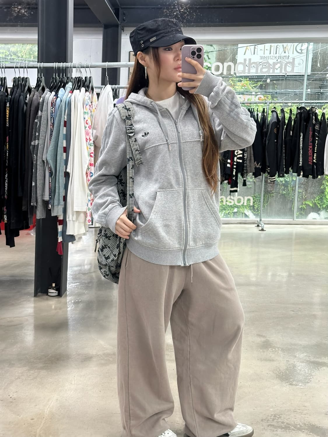 아디다스 파이어버드 올그레이 후드집업 자켓 상품이미지4