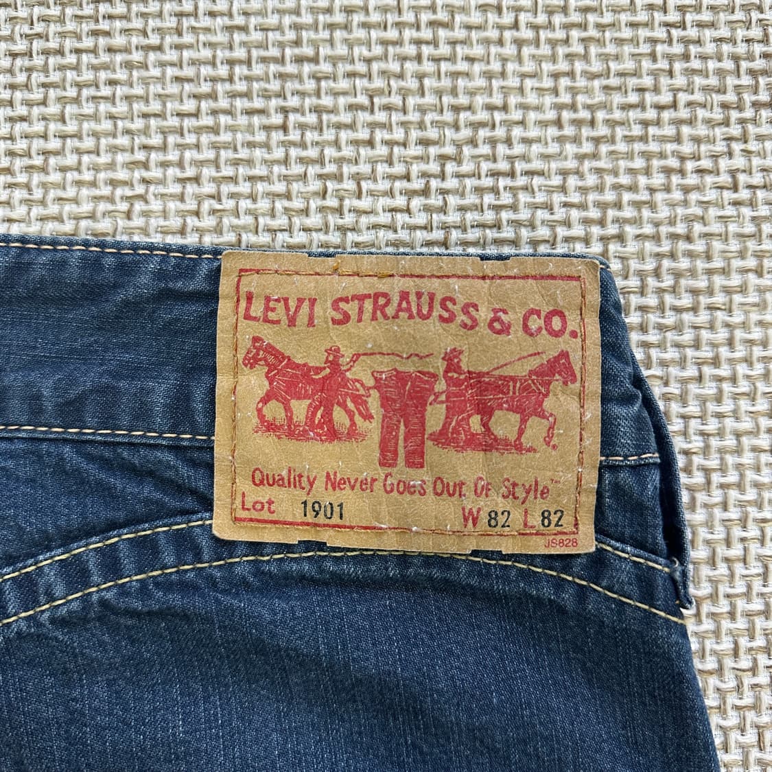 82 리바이스 1901 진청 데님 0423D 상품이미지3