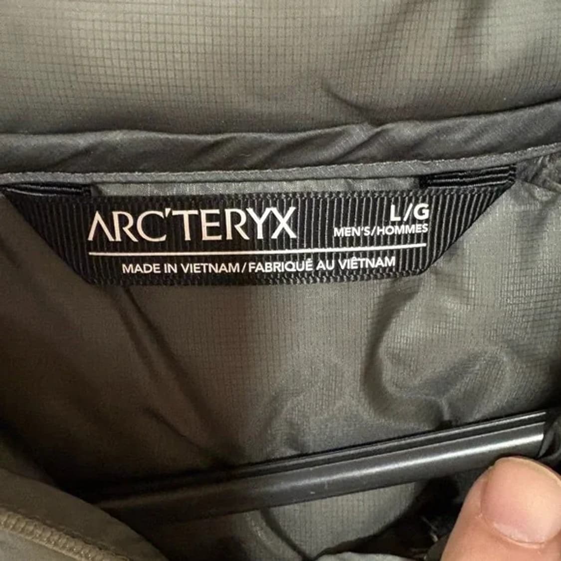 L 새상품 아크테릭스 세륨 후디 해비타트 헤비타트 패딩 자켓 그레이 상품이미지5