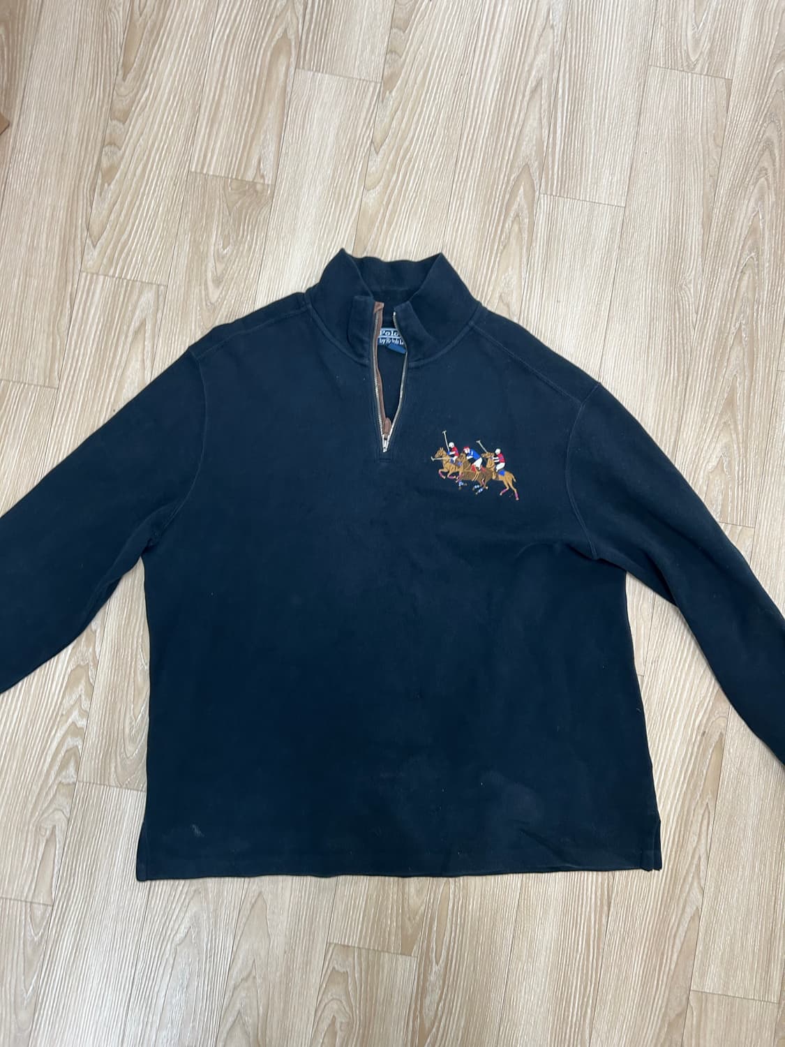 폴로 트리플포니 코튼하프집엎  상품이미지2