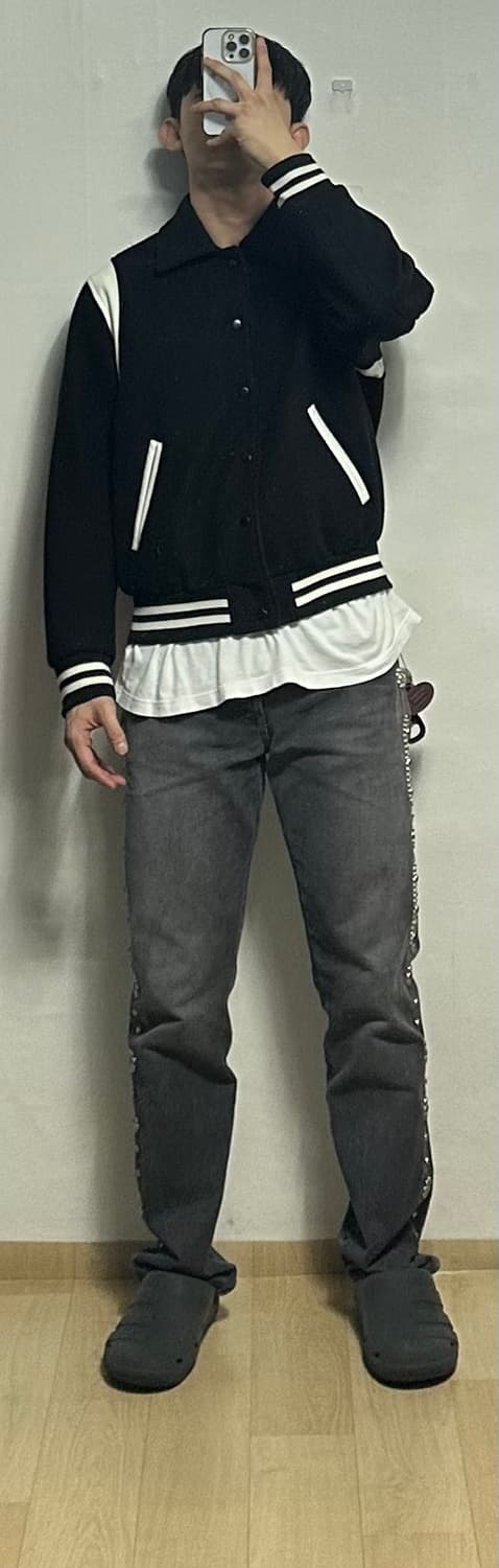 비바스튜디오 펠트 울 스타디움 자켓 상품이미지5