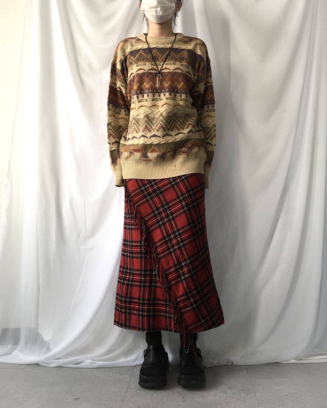 cable pattern knit 상품이미지8