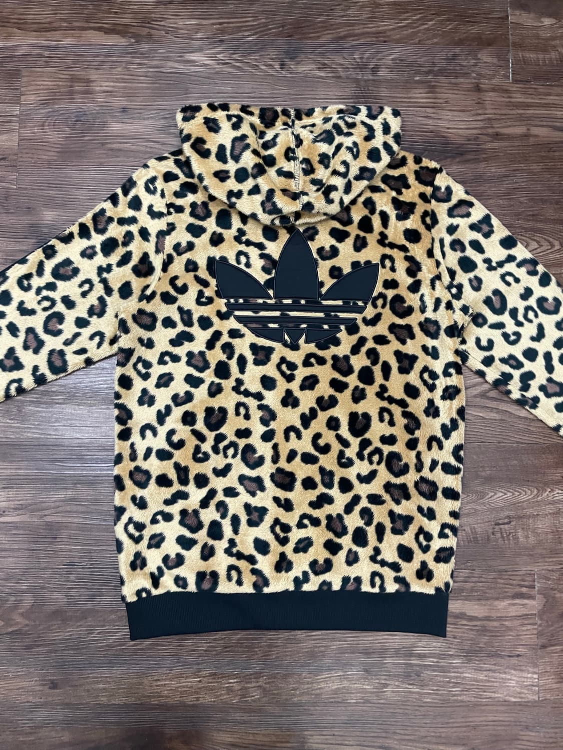 아디다스 레오파드 호피 후드집업 갸루 로리 펑크 락 퍼 상품이미지9
