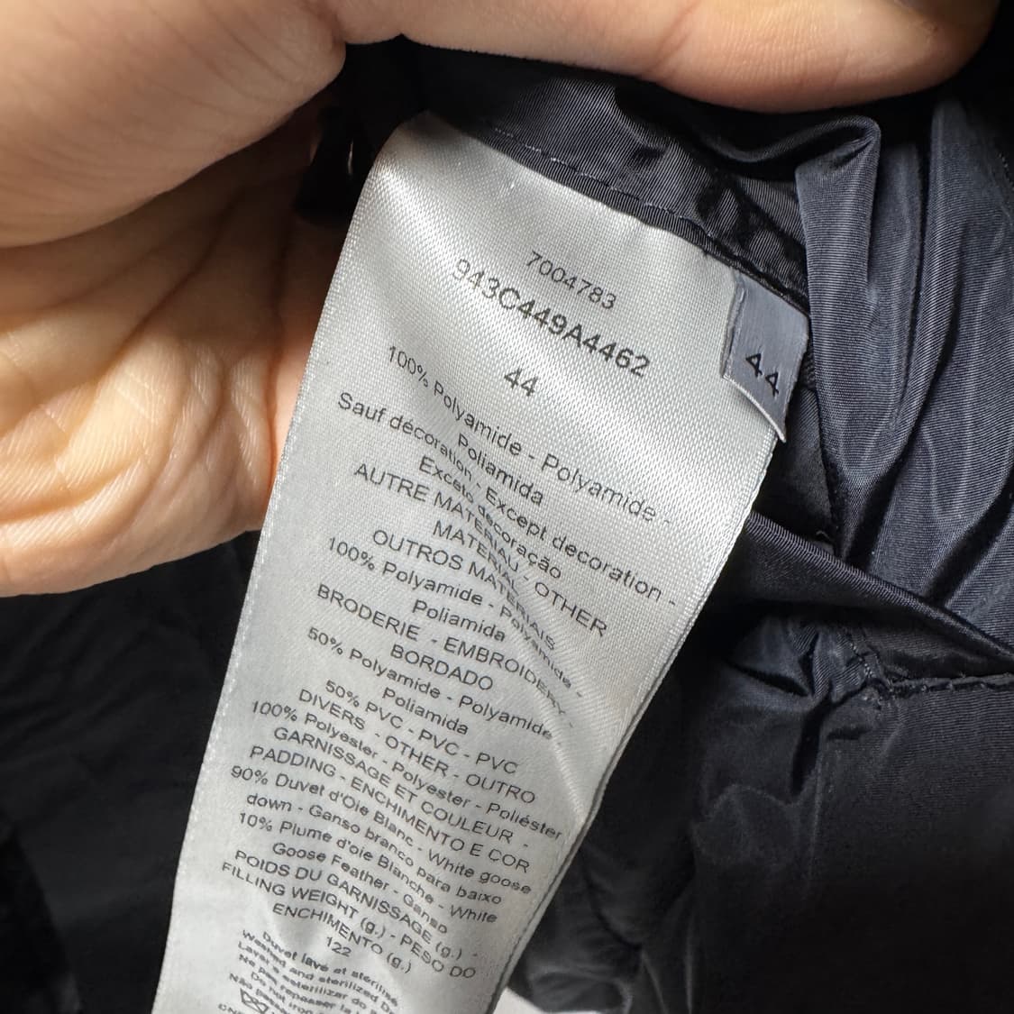 디올 오블리크 패딩 44 상품이미지7