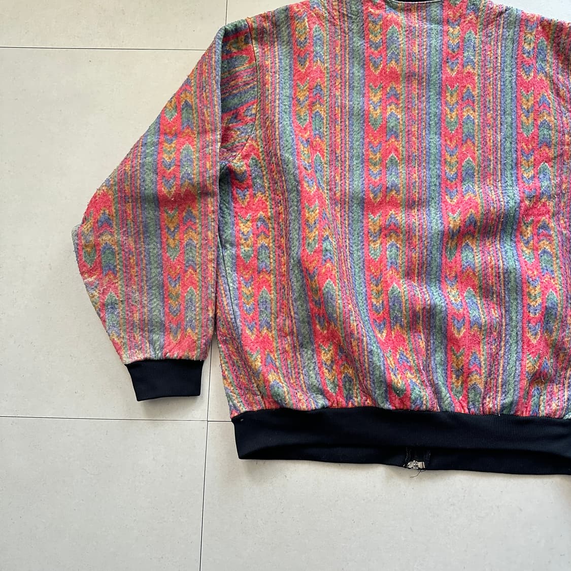 90s 칼하트 사우스웨스트 아즈텍 패턴 블랭킷 산타페 집업 XL 상품이미지10