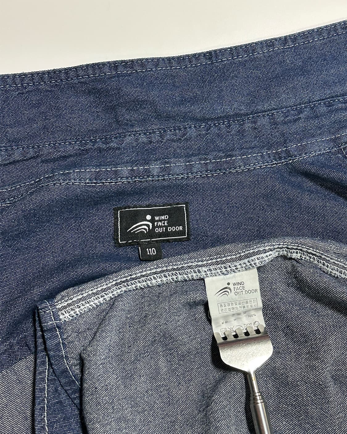 윈드페이스아웃도어 데님 셔츠 상품이미지3
