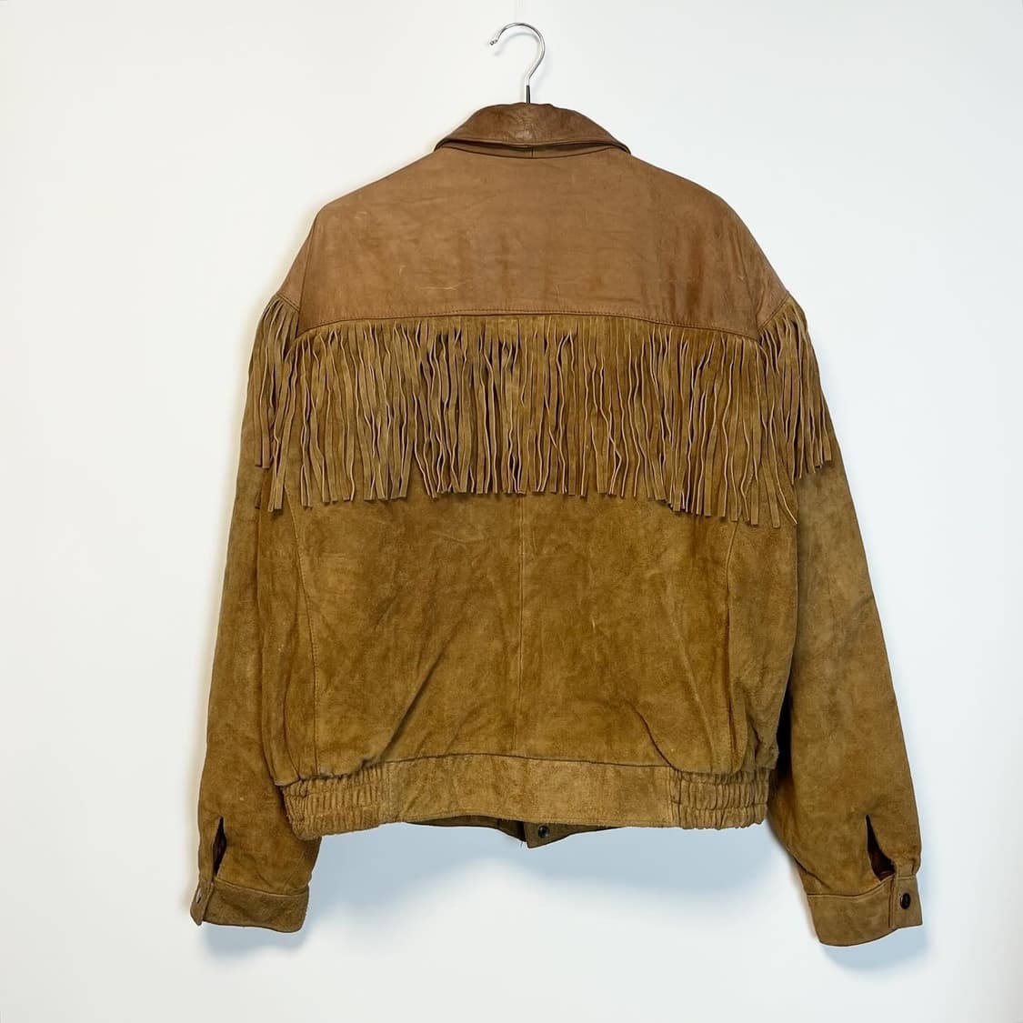 80‘s 아메리카 웨스턴 가죽 프린지 스웨이드 자켓 상품이미지2