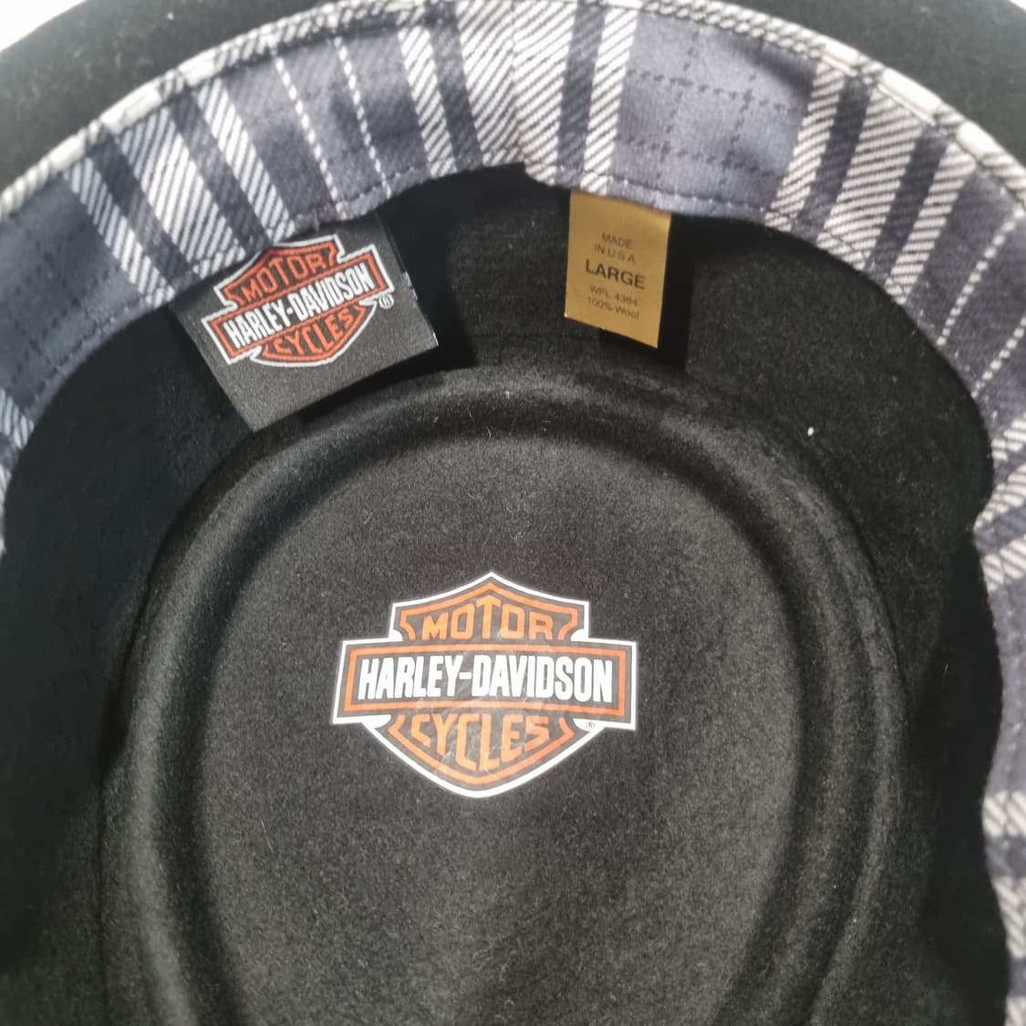 할리데이비슨 블랙 스터드 장식 모자 상품이미지4