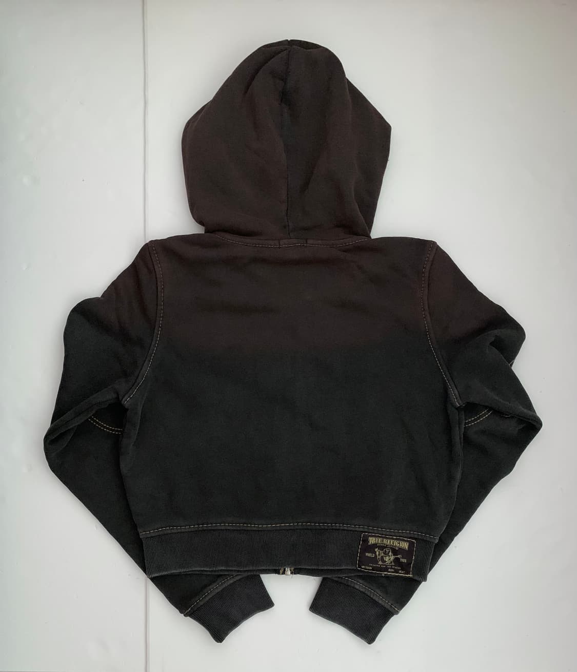[새제품] 트루 릴리젼 워시드 후드집업 상품이미지6