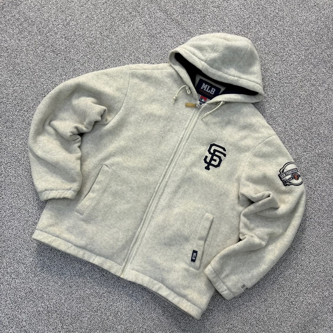 실측확인 MLB 남성 후드 집업 자켓 0324J 상품이미지1