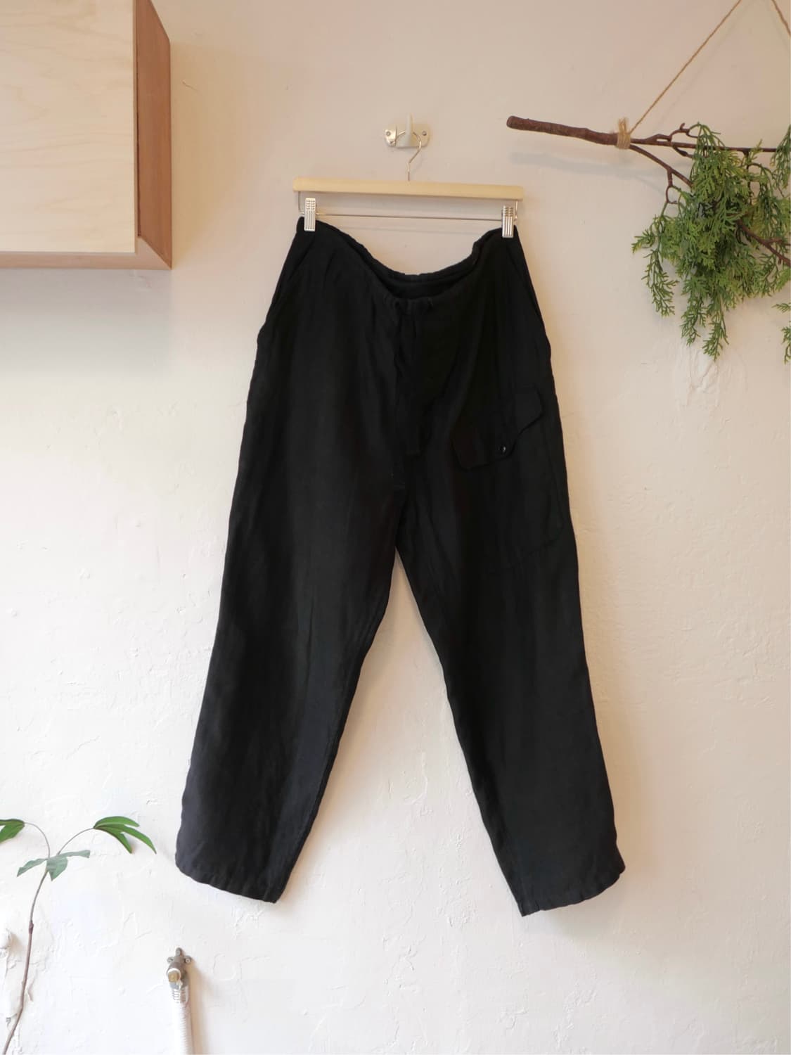 코모리 린넨 스트링 이지 팬츠 상품이미지4