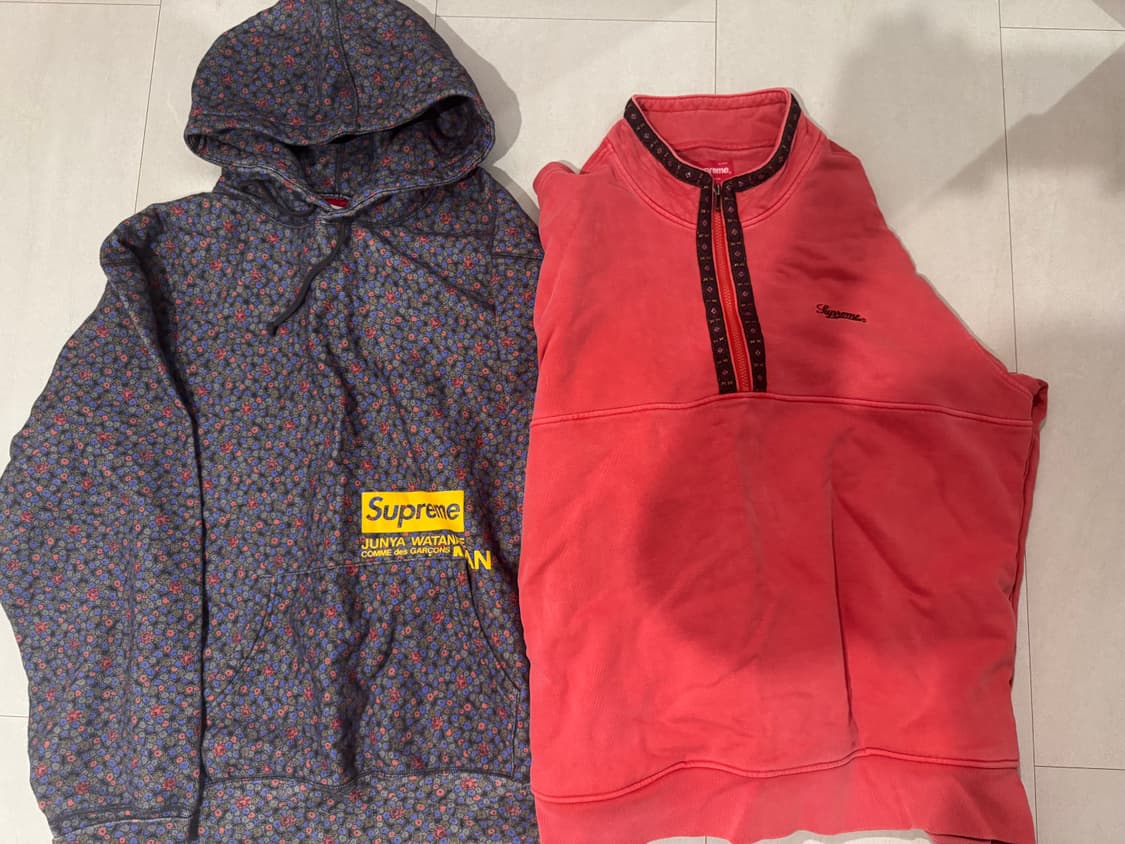 슈프림x준야와타나베 후드,슈프림 반짚업 상품이미지1