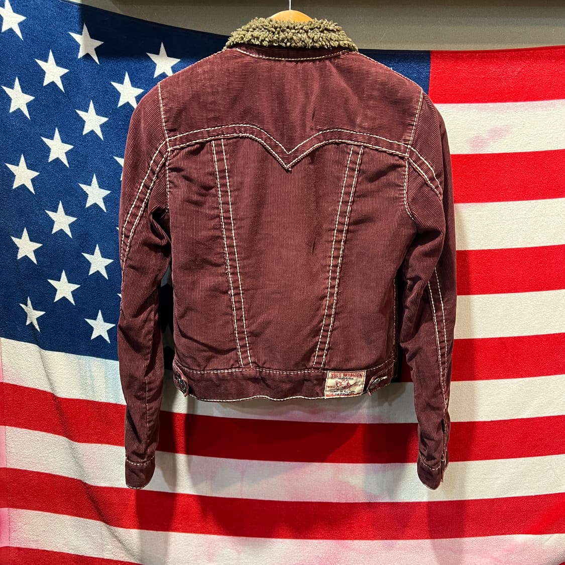 트루릴리젼 코듀로이 퍼 카라 자켓 상품이미지3