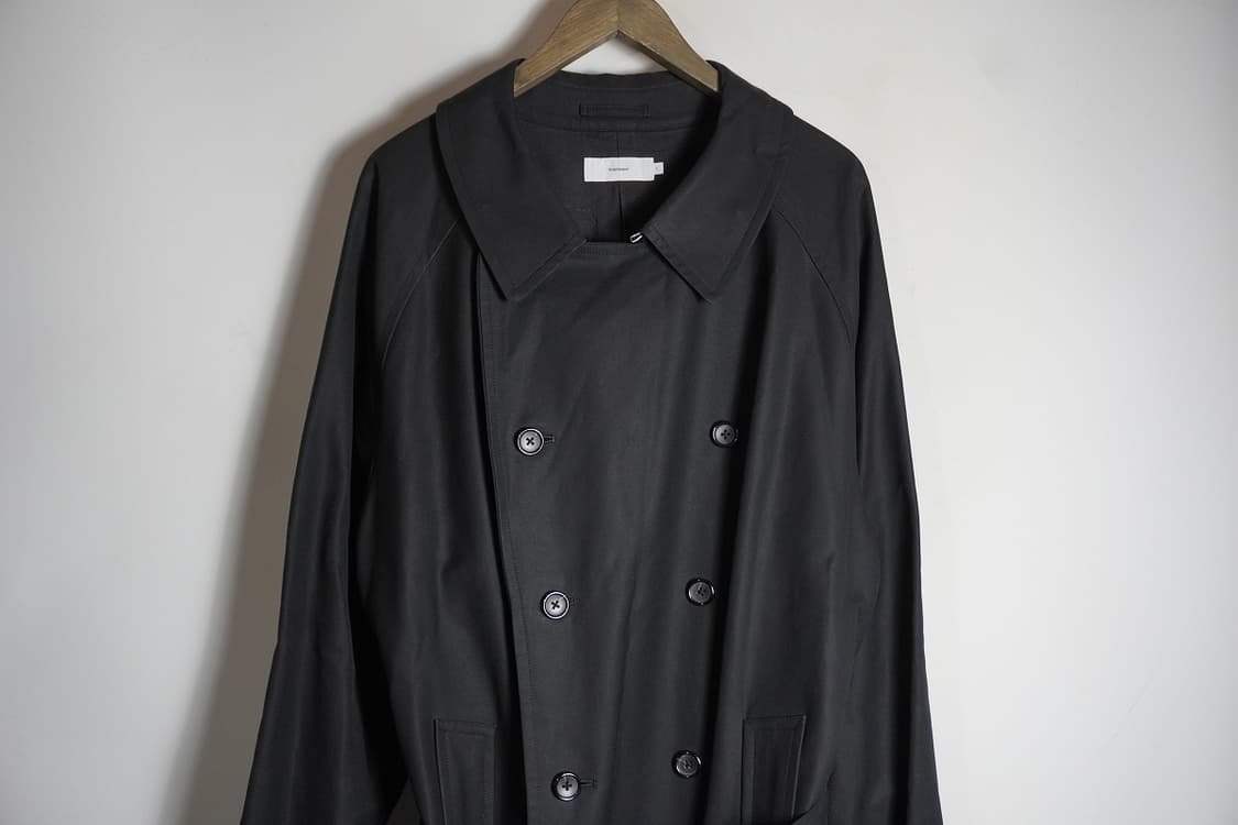 그라프페이퍼 Double Cloth Peach Trench Coat 상품이미지5