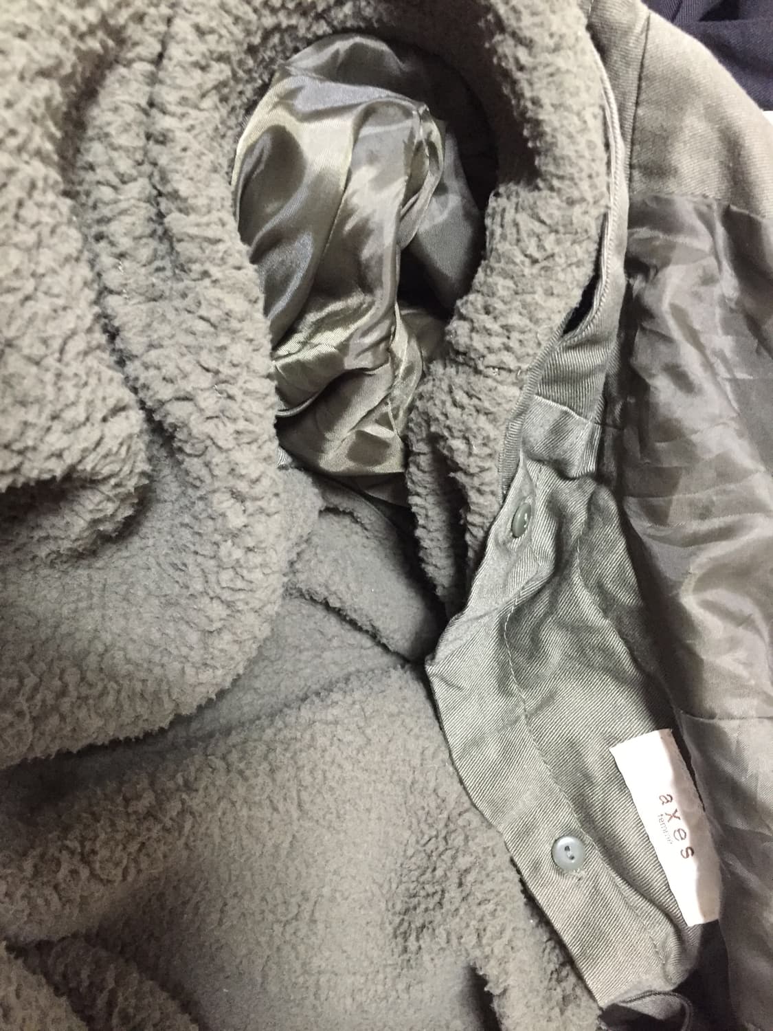 엑시즈팜 카키 후드 야상자켓 y2k 그런지 갸루 상품이미지5