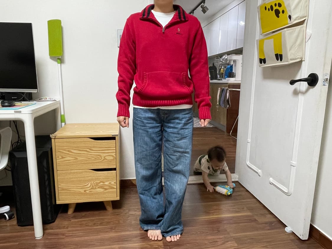 Polo 폴로 하프집업 가디건 상품이미지4