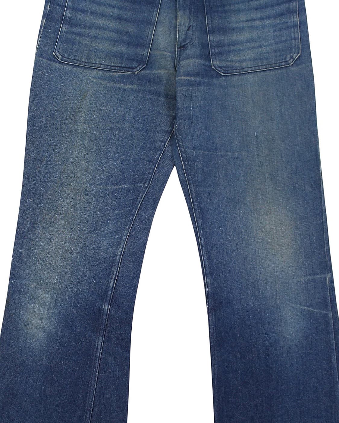 1960s USA 리바이스 벨보텀 플레어 데님 팬츠 빅E 화이트탭 빈티지 상품이미지8