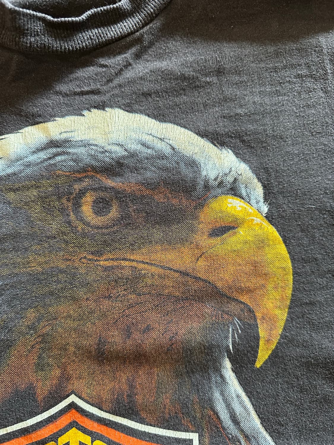 80s  Harley davidson Holoubek Eagle - XL 상품이미지4