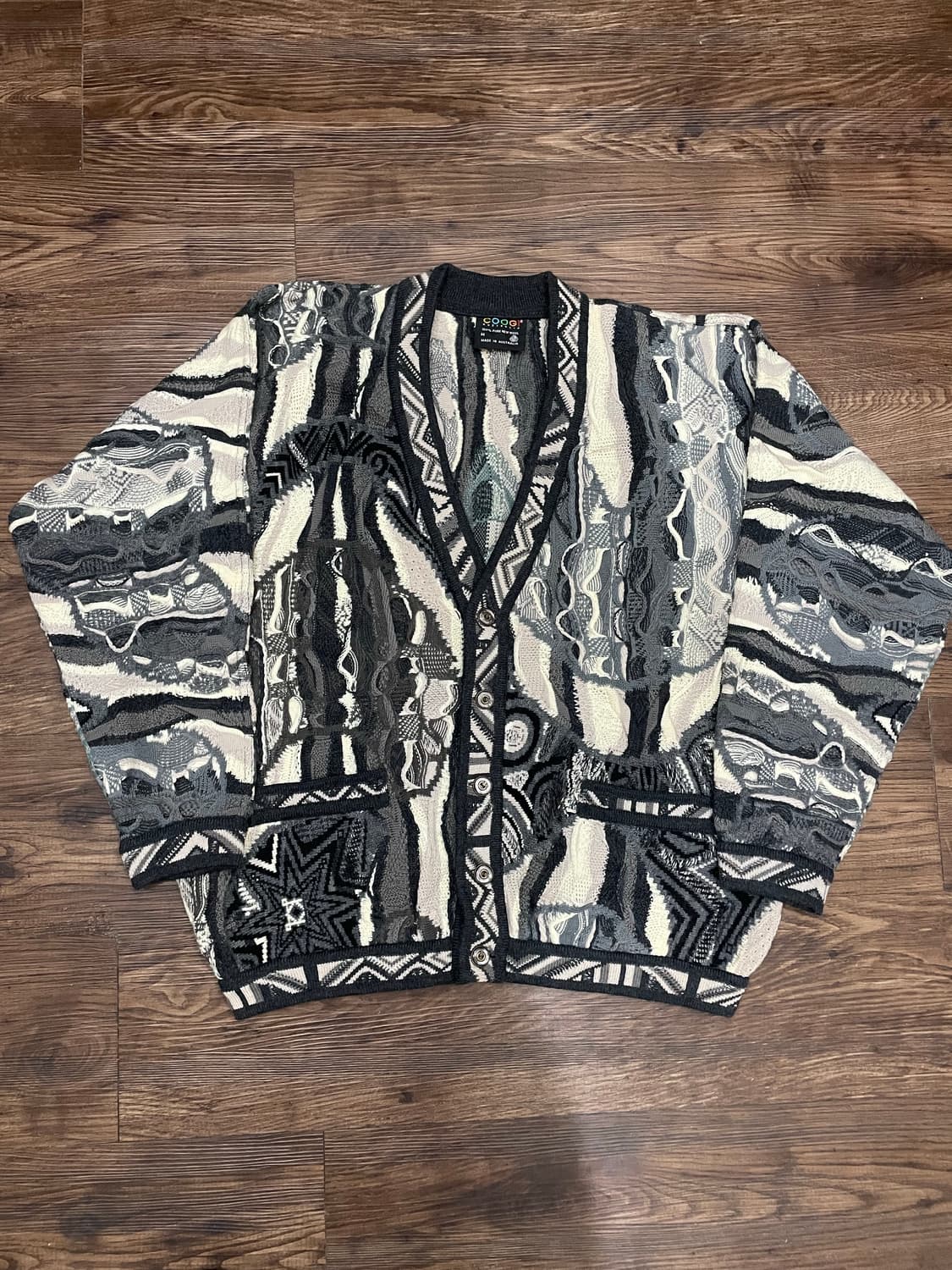 쿠지 COOGI 오스트레일리아 케이블 가디건 상품이미지3