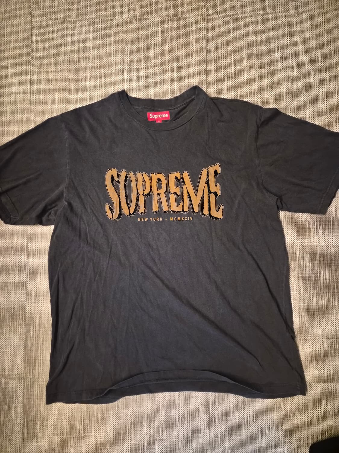 슈프림 플록 워시드 숏슬리브 25ss 상품이미지1