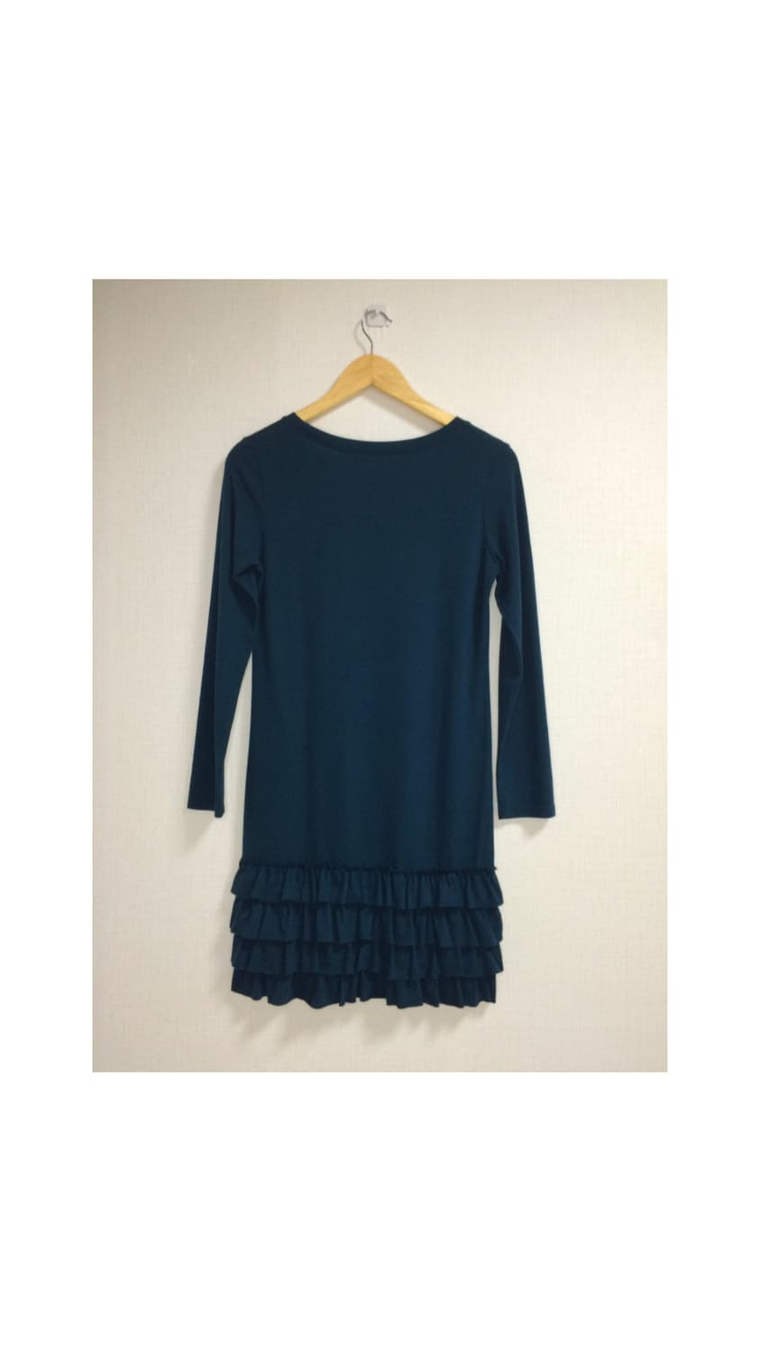 빈티지 딥 그린 프릴 튜닉 상품이미지5