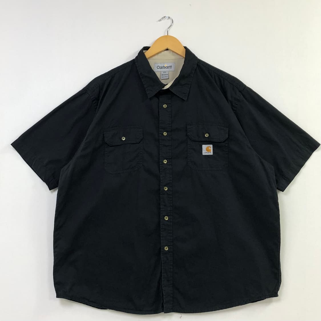 Xxl 칼하트 블랙 워크 셔츠 상품이미지2