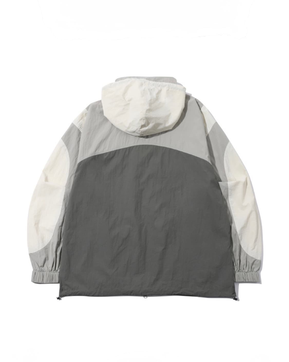 CPGN STUDIO 꼼파뇨 크래킹 후드 윈드브레이커 그레이 상품이미지2