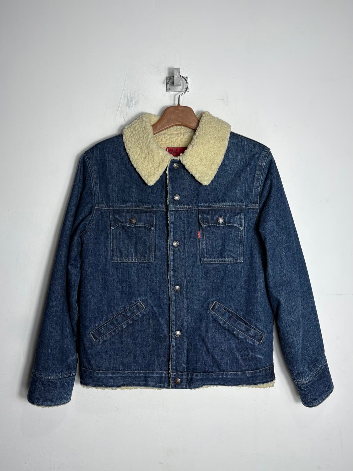 Levis 리바이스 시어링 카라 진청 데님 자켓 상품이미지1