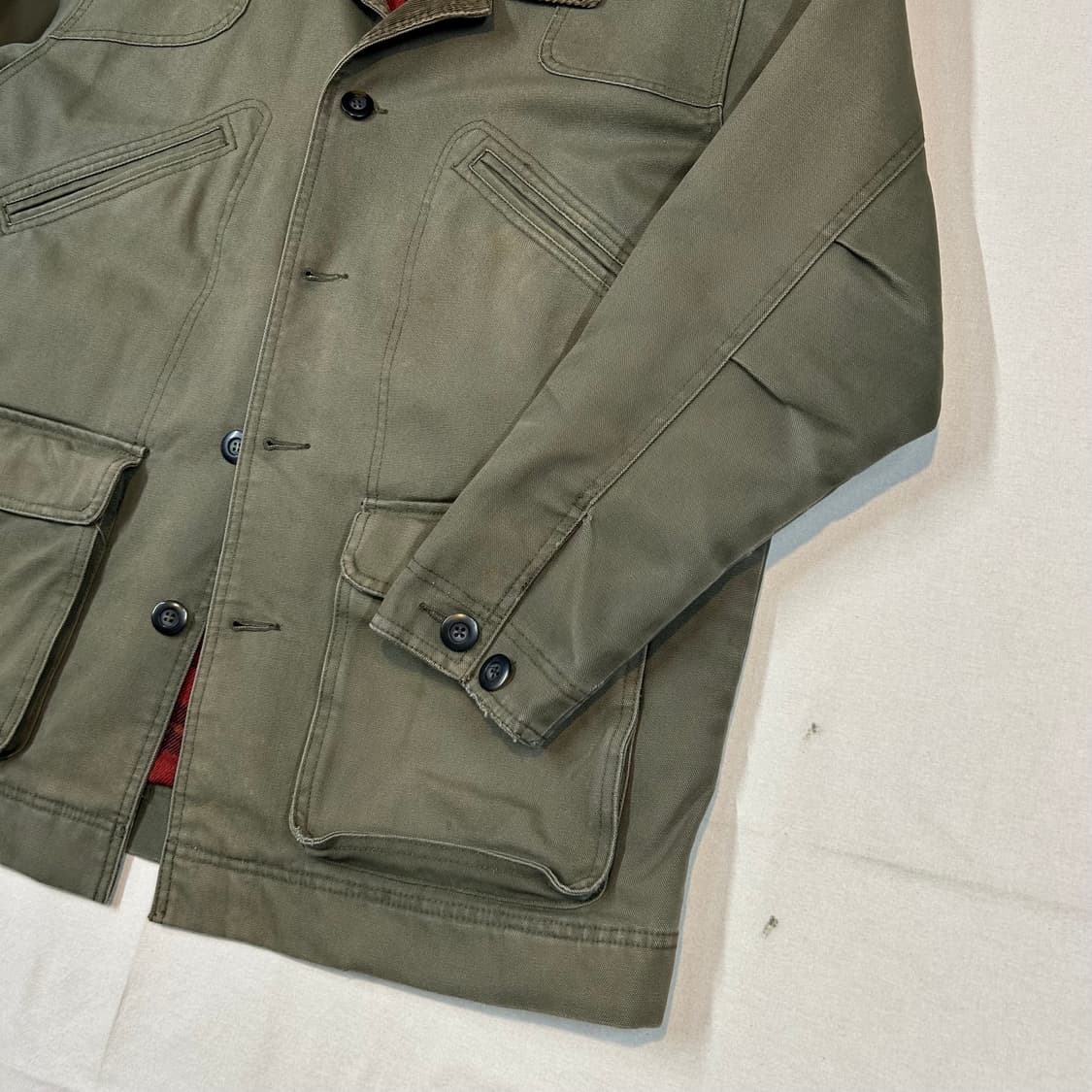 L) CABELAS USA 워크웨어 덕 캔버스 아웃도어 자켓 상품이미지4