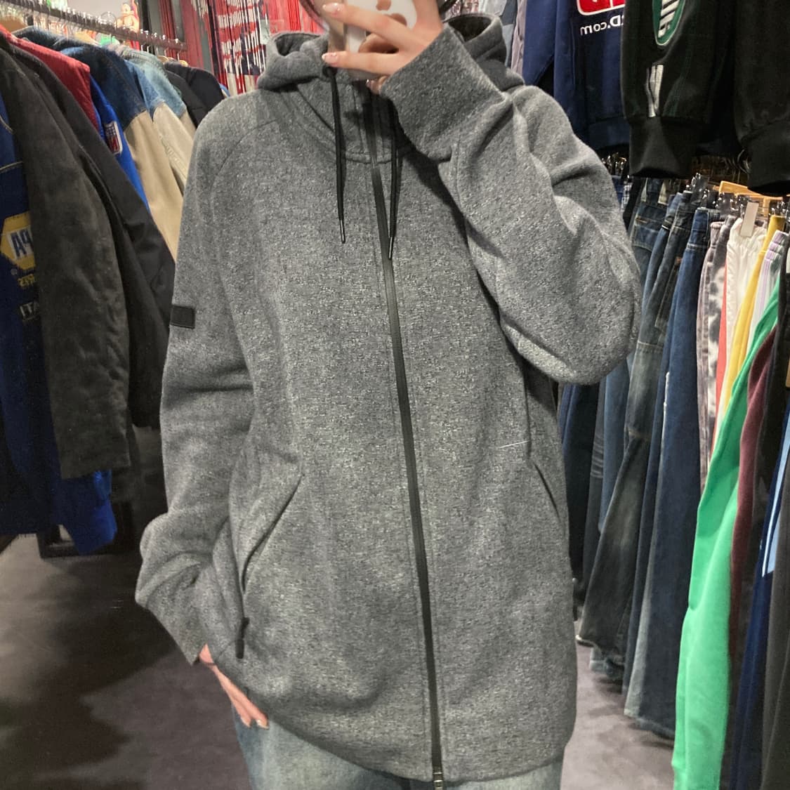 [IM] Jordan 조던 후드 집업 그레이 상품이미지3