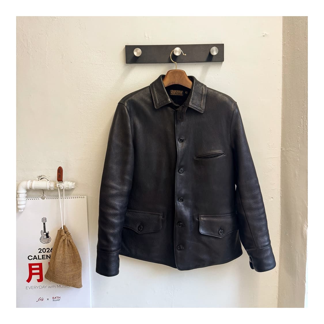 프리휠러스 져니맨 디어스킨 자켓 42사이즈 상품이미지1