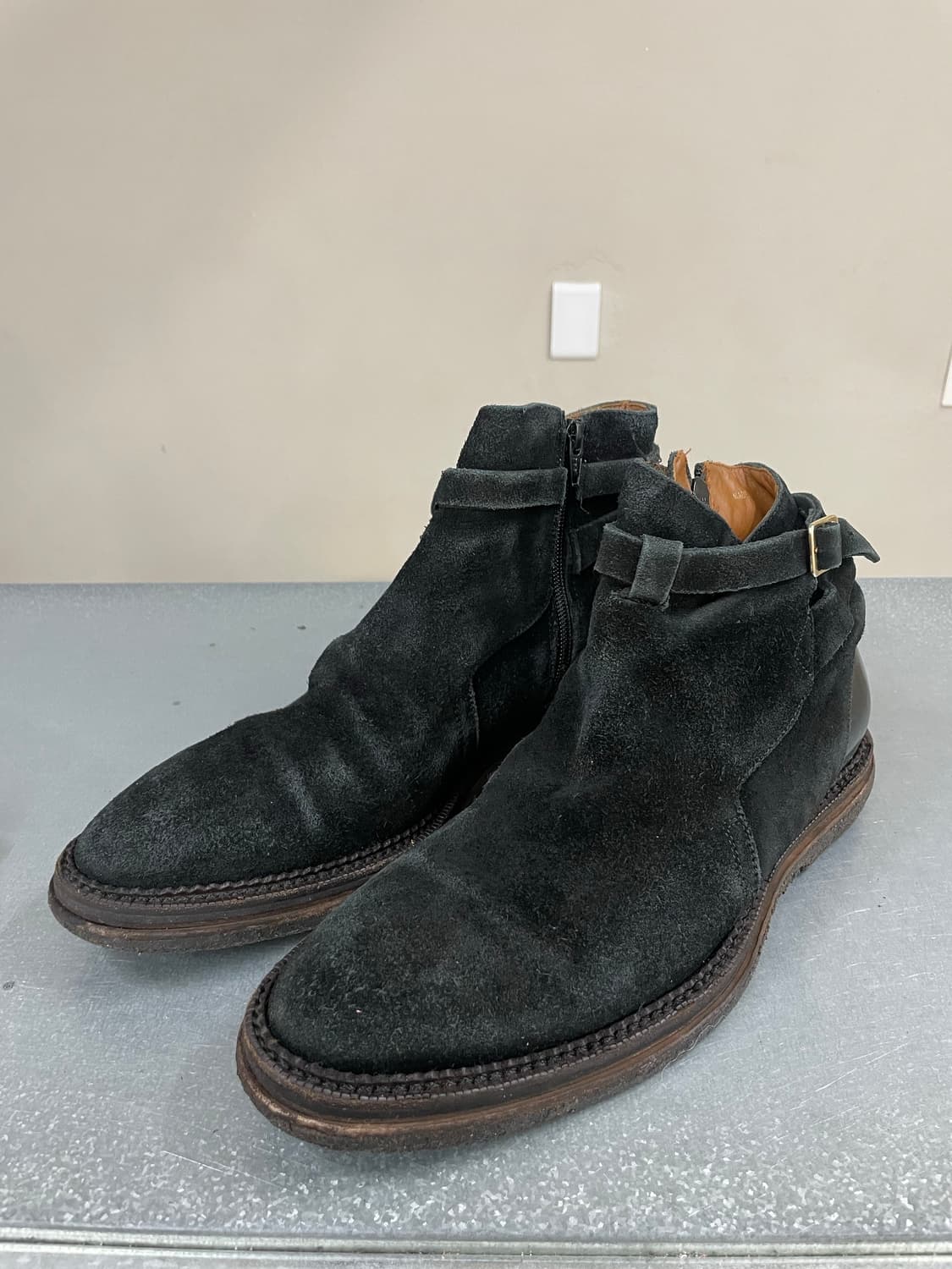 루이비통 스웨이드 버클 부츠 7.5 상품이미지2