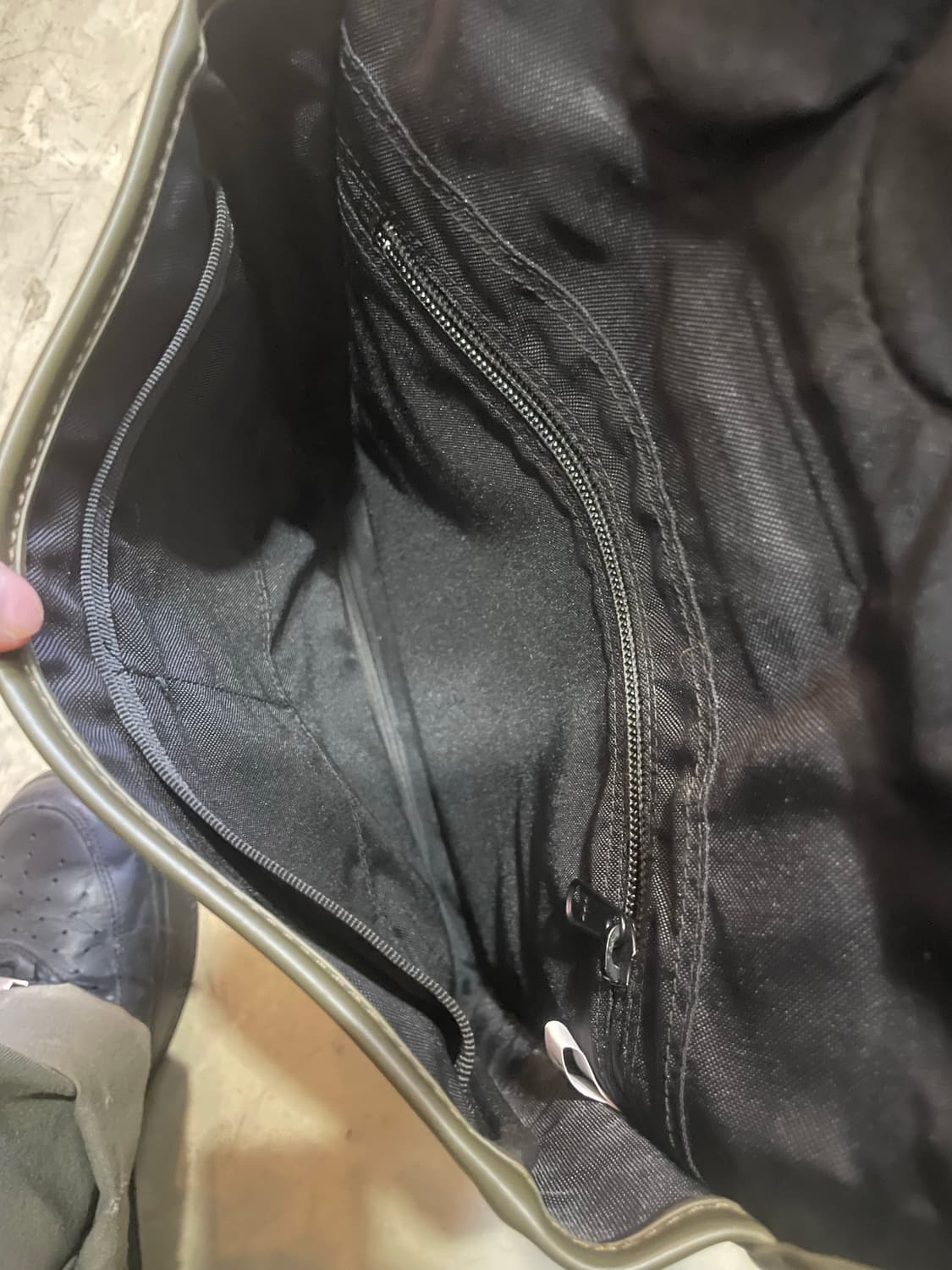 요시다 포터 가죽 크로스백 카키 상품이미지5