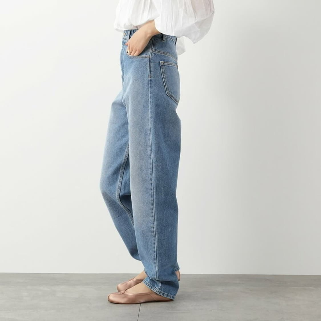 (정품/새상품) ISABELMARANT 이자벨마랑 여성 루즈핏 데님 팬츠 상품이미지5