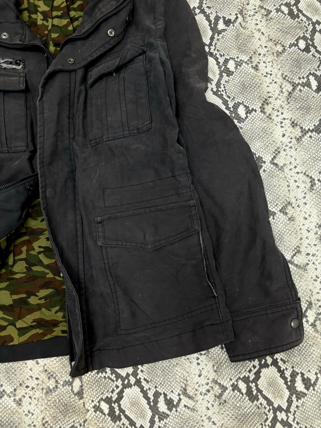 “ABAHOUSE” Grunge Mood Camo Pattern Jack 상품이미지8