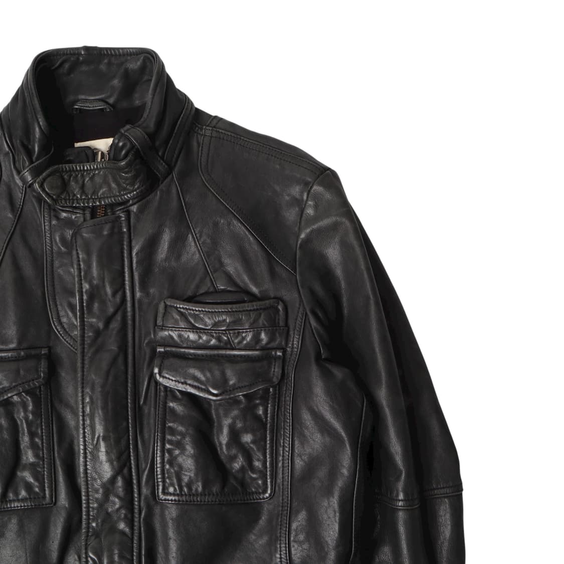 디젤 카우레더 멀티 포켓 레더자켓 상품이미지2