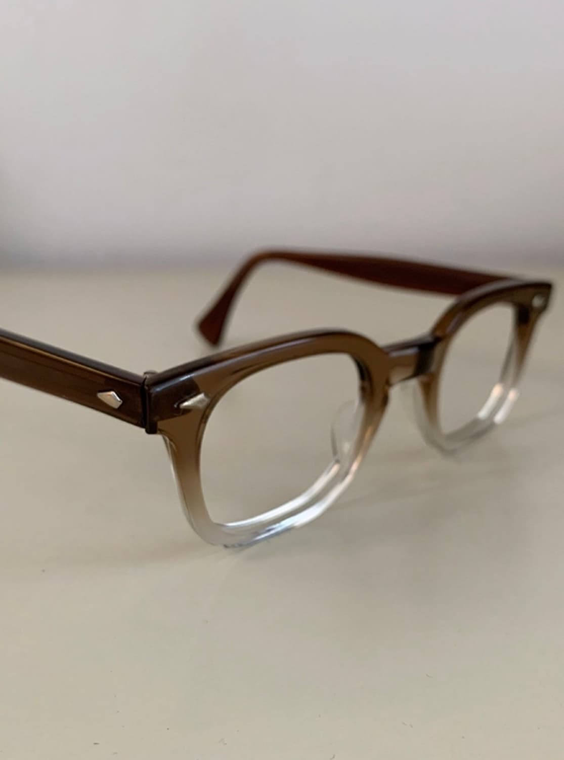 70s 아메리칸 옵티컬 브라운 44-24 상품이미지1
