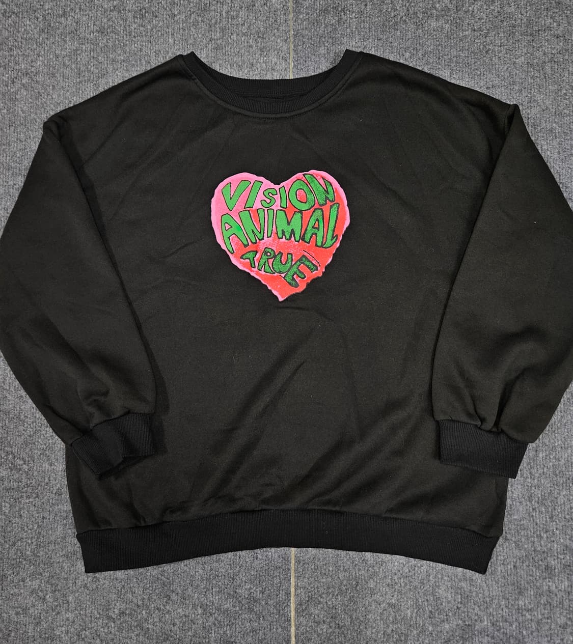 비전 애니멀 트루 기모 맨투맨 급처 상품이미지1