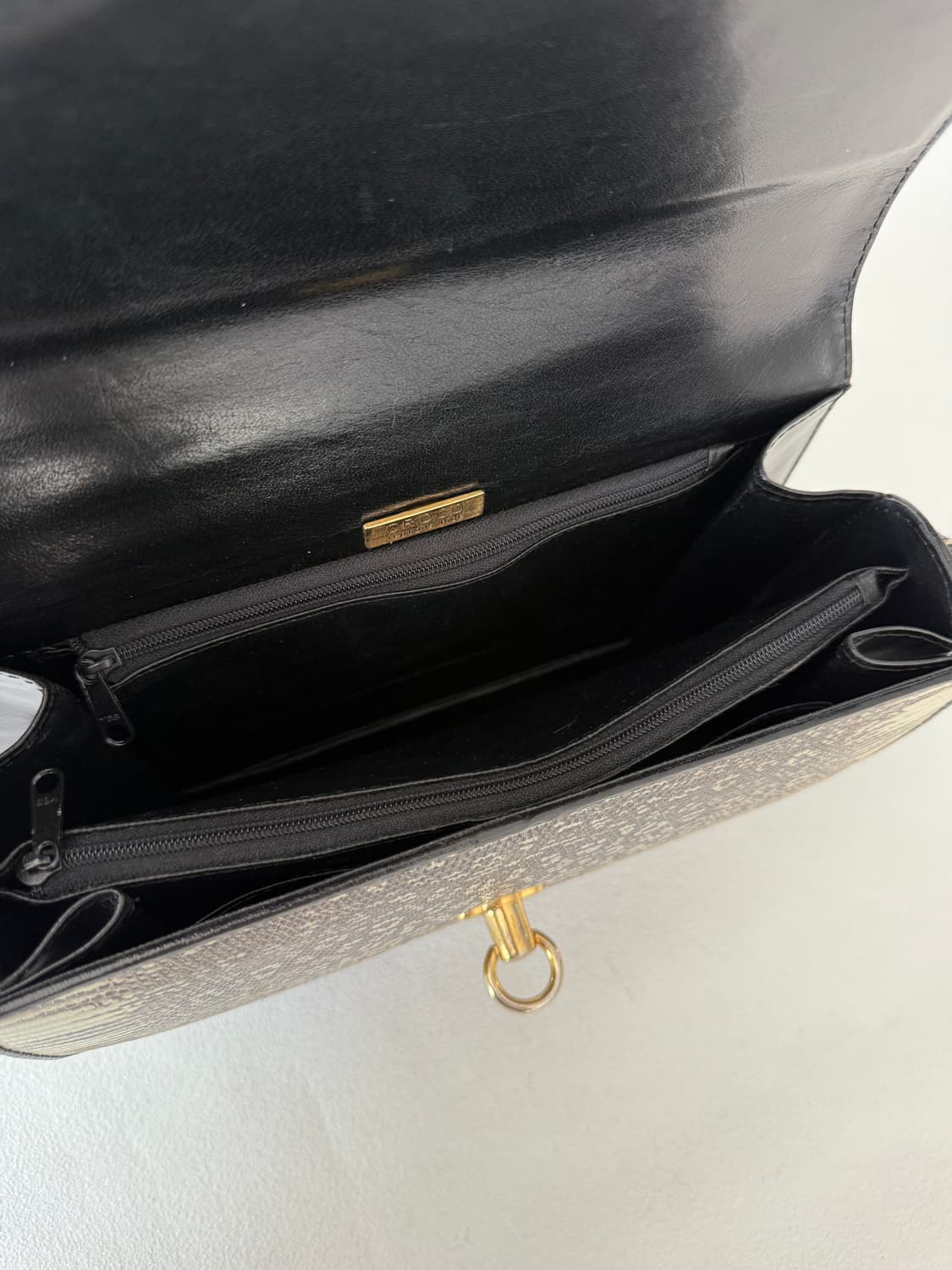 CROCO 리자드 레더 숄더백(크로스 가능) 상품이미지7